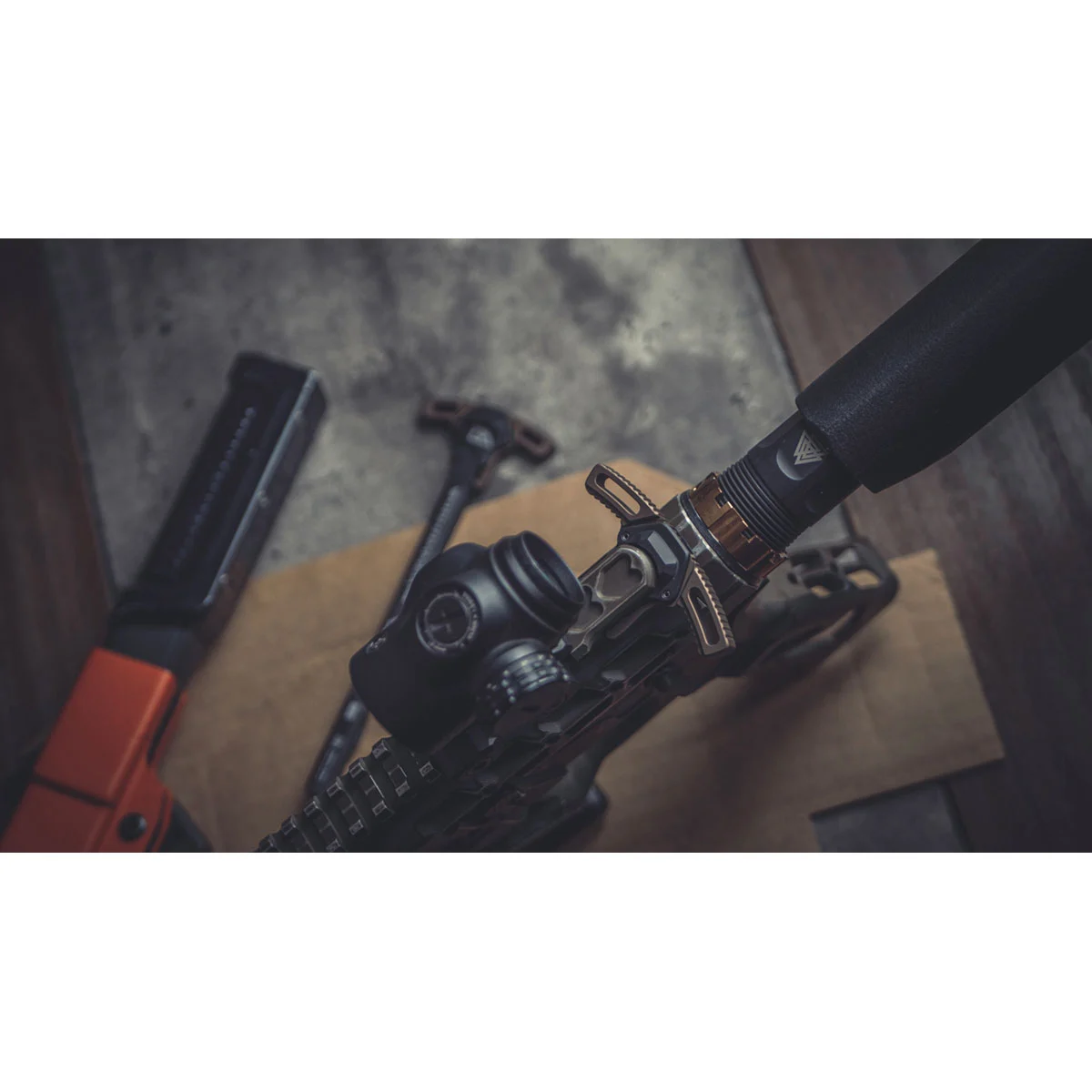 BREEK ARMS - AR15 Warhammer Mod2 Ambidextrous Charging Handle (สีFDE)