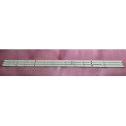 หลอดแบล็คไลท์ซัมซุง SAMSUNG อะไหล่แท้/มือสองพร้อมใช้งาน ใช้กับรุ่น UA43N5003 (1ชุด 3แถว 7ดวง)