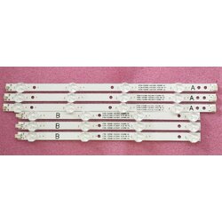 หลอดแบล็คไลท์ทีวี ฟิลลิปส์ PHILIPS ของใหม่โรงงาน ใช้กับรุ่น32PHA4100S/67 32PHT5210S/98 32PHT5200S/67 ใช้กับยี่ห้อPROVISION LT-32U5 ด้วย.และรุ่นอื่นๆ 1ชุด3แถว6ชิ้น แบบต่อ 1แถว2ชิ้น