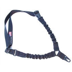 SINGLE POINT BUNGEE SLING W/ ITW CLASH HOOK (สีดำ,สีทราย) สาย 1 จุด