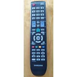 รีโมทคอนโทรล (REMOCON) SAMSUNG(ซัมซุง) TV อะไหล่แท้มือสองมากับเครื่องพาร์ท AA59-00489A