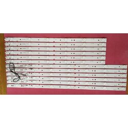 หลอดแบคไลน์ทีวีเอ็กซ์ตรีม (One Board TV X-TREME) อะไหล่แท้#มือสองพร้อมใช้งาน ใช้กับรุ่นLWD-551AA *1ชุด6แถว12ชิ้น*