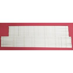 หลอดแบคไลน์ทีวี โซนี่ SONY ของใหม่โรงงาน รุ่น KD-75X8000G พาร์ท L3-3L-G5-BWP-R6-1 / L3-3L-G5-BWP-L7-1 LM41-00725A/00726A 1 ชุด8แถว16ชิ้น