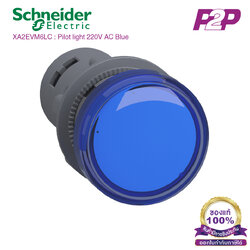 XA2EVM6LC : ไพล็อทแลมป์ 220V AC Ø22mm พลาสติก สีน้ำเงิน - Schneider - Pilot Lamps by pik2pak.com