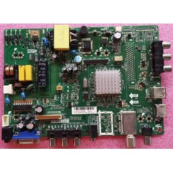 เมนบอร์ดทีวี ACONATIC (อะโคเนติค) ของแท้ถอดจากเครื่อง ใช้กับรุ่น AN-LT2433 พาร์ท TP.S512.PA63 เวอร์ชั่นทีบาร์ HV236WHB-N00