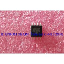 IC EPROM SHARP ไอซีเมมโมรี่ชาร์ป ใช้กับรุ่นLC-40LE280X (25Q128 ลงข้อมูลสมบูรณ์พร้อมใช้งาน)