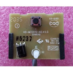 ตัวรับรีโมทย์ทีวี ทีซีแอล TCL ของแท้ถอดจากเครื่อง รุ่นLED32S6500 พาร์ท40-M32D12-KEA1LG