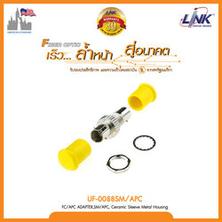 FC/APC Fiber Optic Adapter, Single-mode Coupling, Ceramic Sleeve, Metal Housing