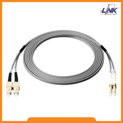 SC - LC Patch cord OM2, Duplex, UPC-UPC Jacket 3mm.