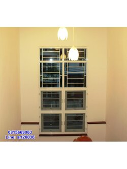 เหล็กดัด หน้าต่าง มินิมอล