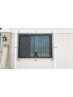 เหล็กดัดพร้อมมุ้งลวด