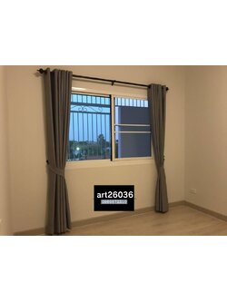 เหล็กดัด หน้าต่างบานเลื่อน กระจกเลื่อน โทนสีขาว มินิมอล minimal