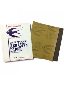 กระดาษทรายน้ำ 9"X11" นกนางแอ่น