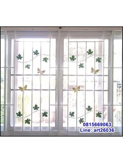 เหล็กดัดพร้อมมุ้งลวด