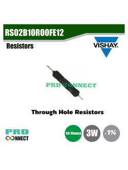 RS02B10R00FE12 Resistors RES 10 OHM 1% 3W AXIAL Vishay