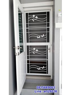 เหล็กดัดพร้อมมุ้งลวด