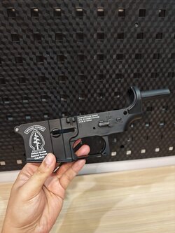 Lower Body ชุดล่าง Body M4 ไฟฟ้า ทุกรุ่น ABS ปรับโหมด หมุดล็อคชุดบนยังอยู่ มือสอง