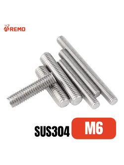 สตัดสแตนเลส M6-1.00