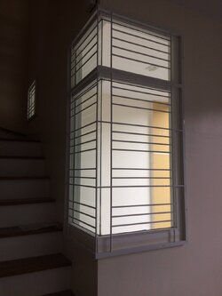 เหล็กดัด มินิมอล หน้าต่าง