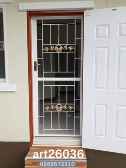 เหล็กดัด หน้าต่าง ประตู พร้อมมุ้งลวด