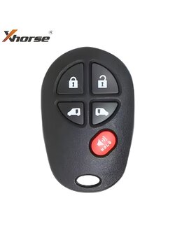 Xhorse VVDI รีโมต Toyota Style 5 ปุ่ม XKTO08EN