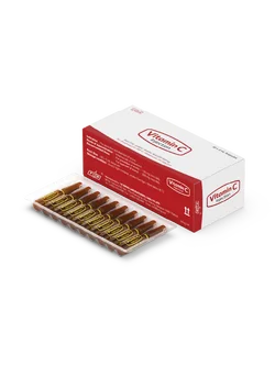 Vitamin C (กล่องแดง) / (1 กล่อง / 5 แผง)