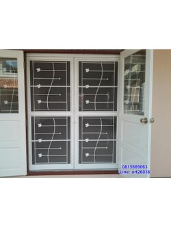 เหล็กดัดพร้อมมุ้งลวด