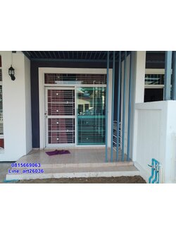 เหล็กดัดพร้อมมุ้งลวด ลายดาว บานเลื่อน กระจกสี