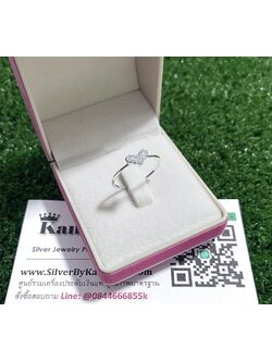 แหวนเงินแท้ ประดับเพชร งานสวยๆ ไซส์ size 49, 50, 51, 52, 53, 54, 55, 56, 57, 58, 59