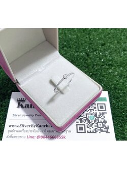 แหวนเงินแท้ ประดับเพชร งานสวยๆ ไซส์ size 49, 50, 51, 52, 53, 54, 55, 56, 57, 58, 59
