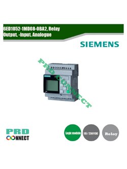 6ED1052-1MD08-0BA2, Relay Output, -Input, Analogue, Siemens