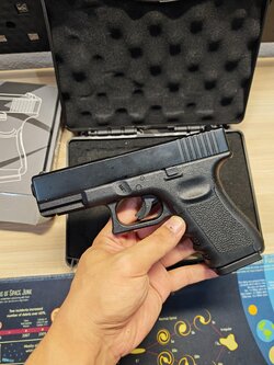 Classical Gun Glock19 Gen 3 Co2 ระบบ NBB BB Gun บีบีกัน Airsoft Gun ปืนอัดลม ปืนสั้นแก๊ส มือสอง