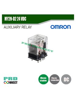 MY2N-D2 24 VDC, AUXILIARY RELAY, OMRON