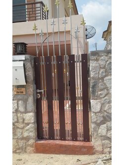 รั้วหน้าบ้าน ประตูหน้าบ้าน สแตนเลส