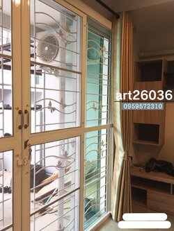 เหล็กดัดสีขาว สวยๆ ลายผีเสื้อ