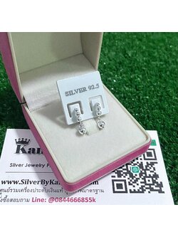 ต่างหูเงินแท้ สูง 1.4 ซม. เม็ดกลมขนาด 1,2,3,4 มิล เรียงกัน สวยๆ สนใจสอบถามได้จ้า