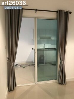 บานหน้าต่างเลื่อนมินิมอล สีขาว เรียบง่าย กระจกสีฟ้าบาง