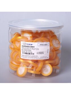 25 mm. 0.22 um PTFE Syringe filter (Hydrophilic) (100/pk) P/N 2.CF6202.0001