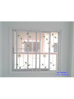 เหล็กดัดพร้อมมุ้งลวด