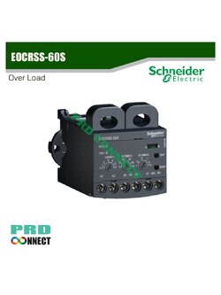 EOCRSS-60S, electronic overcurrent relay - 5-60A - 220 VAC, Schneider electric โอเวอร์โหลดรีเลย์ ชไนเดอร์
