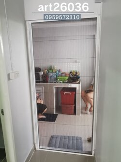 มุ้งลวดแบบเรียบง่าย มุ้งลวดประตู