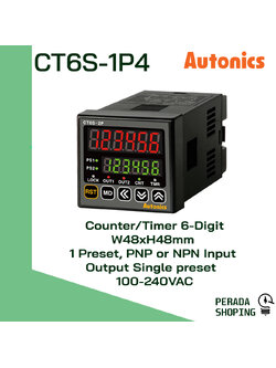 Autonics counter timeer CT6S-1P4