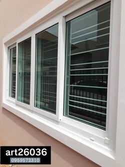 เหล็กดัดพร้อมสีอบ หน้าต่าง มุ้งลวด กระจกสี กันแสงแดด