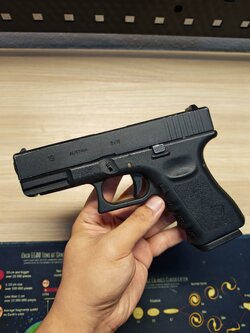 WE G19 Glock19 Gen3 GBB BB Gun บีบีกัน แบบแก๊ส ปืนอัดลม มือสอง Airsoft Gun