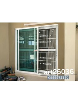 เหล็กดัด ลายคลาสสิค สีขาว