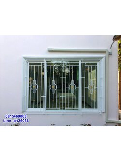 เหล็กดัดพร้อมมุ้งลวด