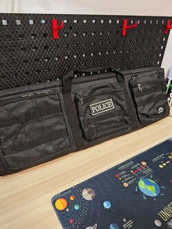 กระเป๋า Police 90 Cm มีโฟมด้านใน มือสอง