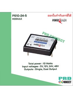 PS10-24-5 Power module 10 Watts Input voltages : 5V, 12V, 24V, 48V