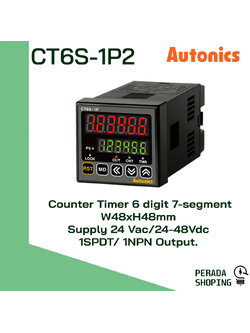 Autonics counter timeer CT6S-1P2