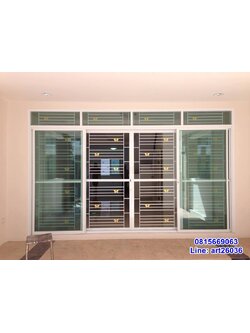 เหล็กดัดพร้อมมุ้งลวด